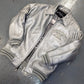 Avirex Silver Leather Jacket