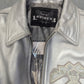 Avirex Silver Leather Jacket