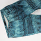 Cavalli blue animal print pants