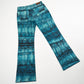 Cavalli blue animal print pants