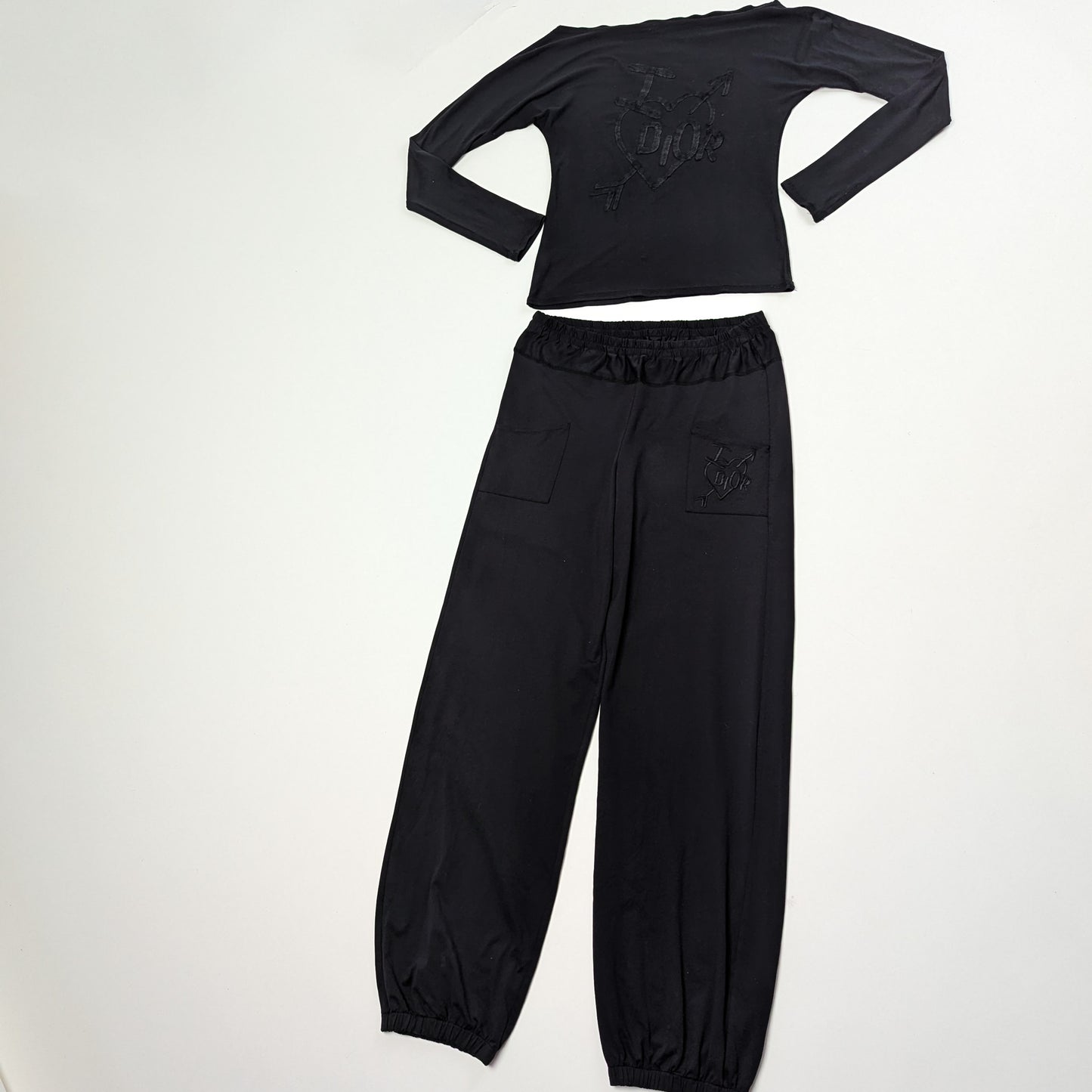 Dior jogging set by Galliano black