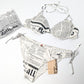 Galliano Newspaper Pattern 2-Piece Bikini - M/L