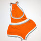 Ensemble short orange Dsquared2