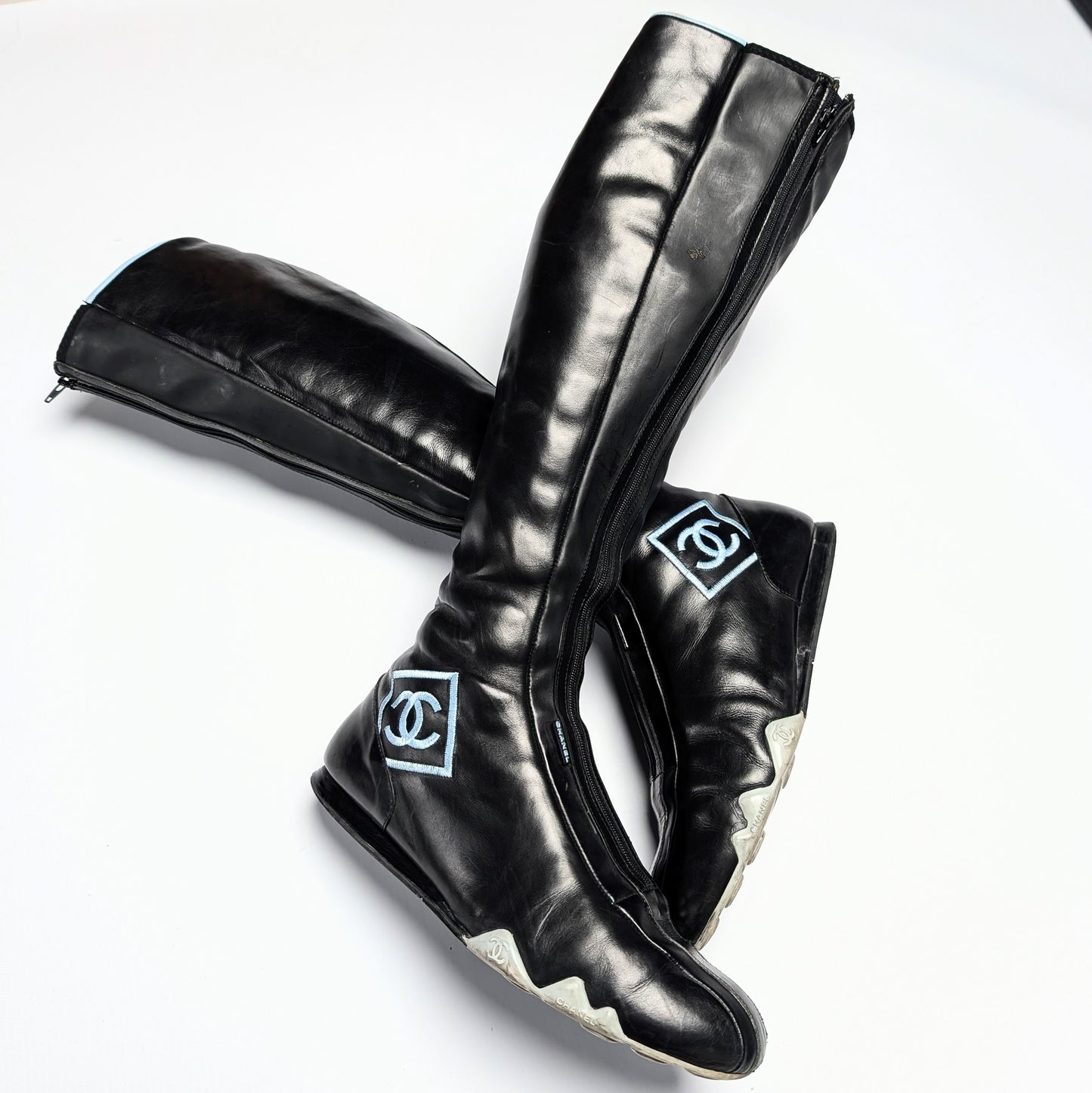 Bottes logo Chanel - EU37|4UK|6US