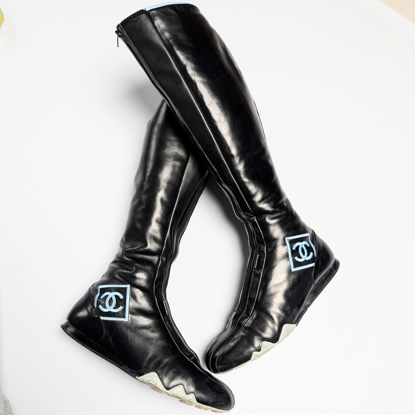 Bottes logo Chanel - EU37|4UK|6US