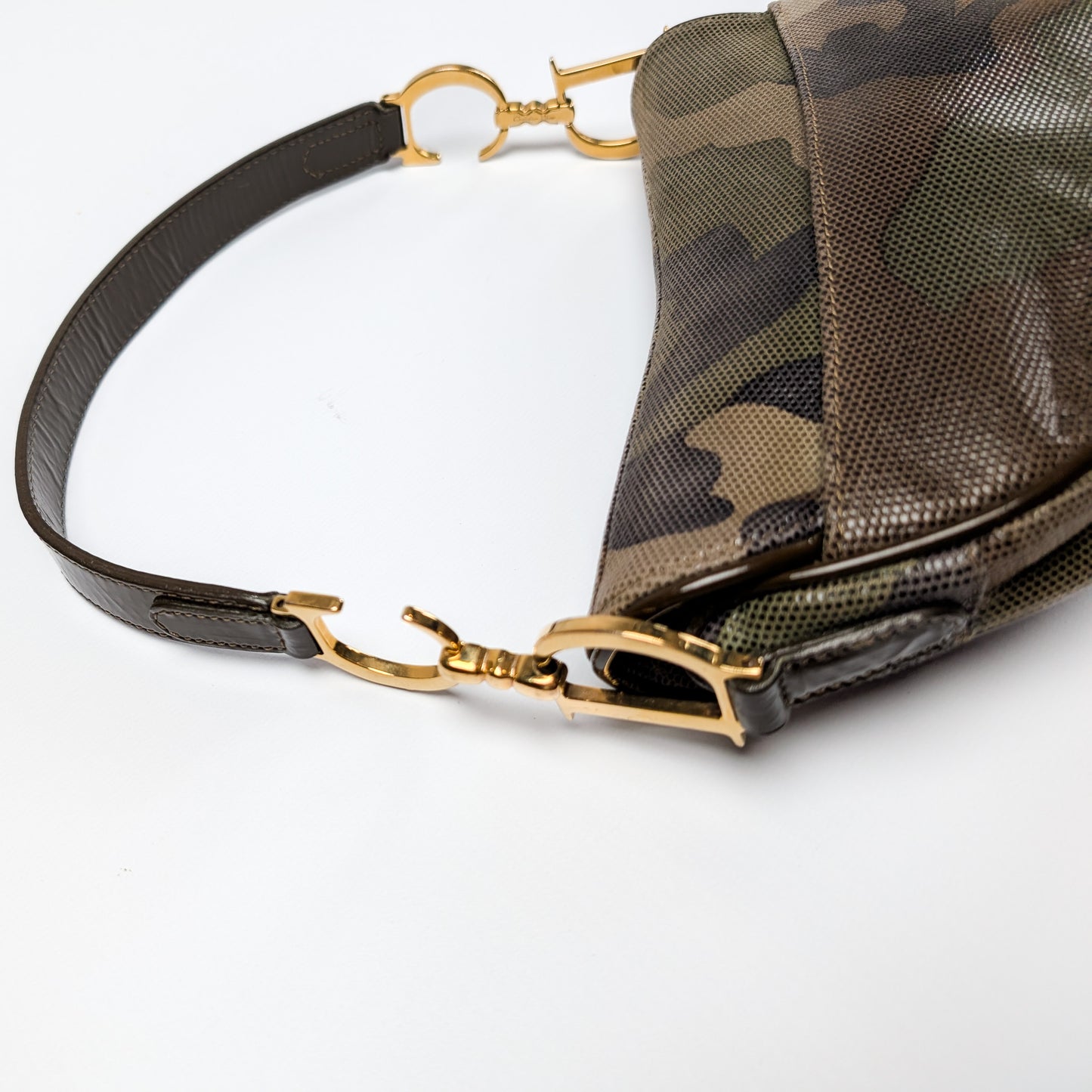 Mini sac Saddle Camouflage Dior par Galliano