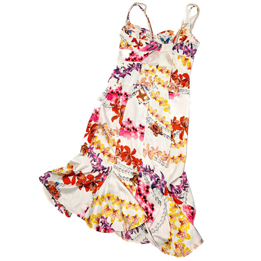 Cavalli floral pattern dress