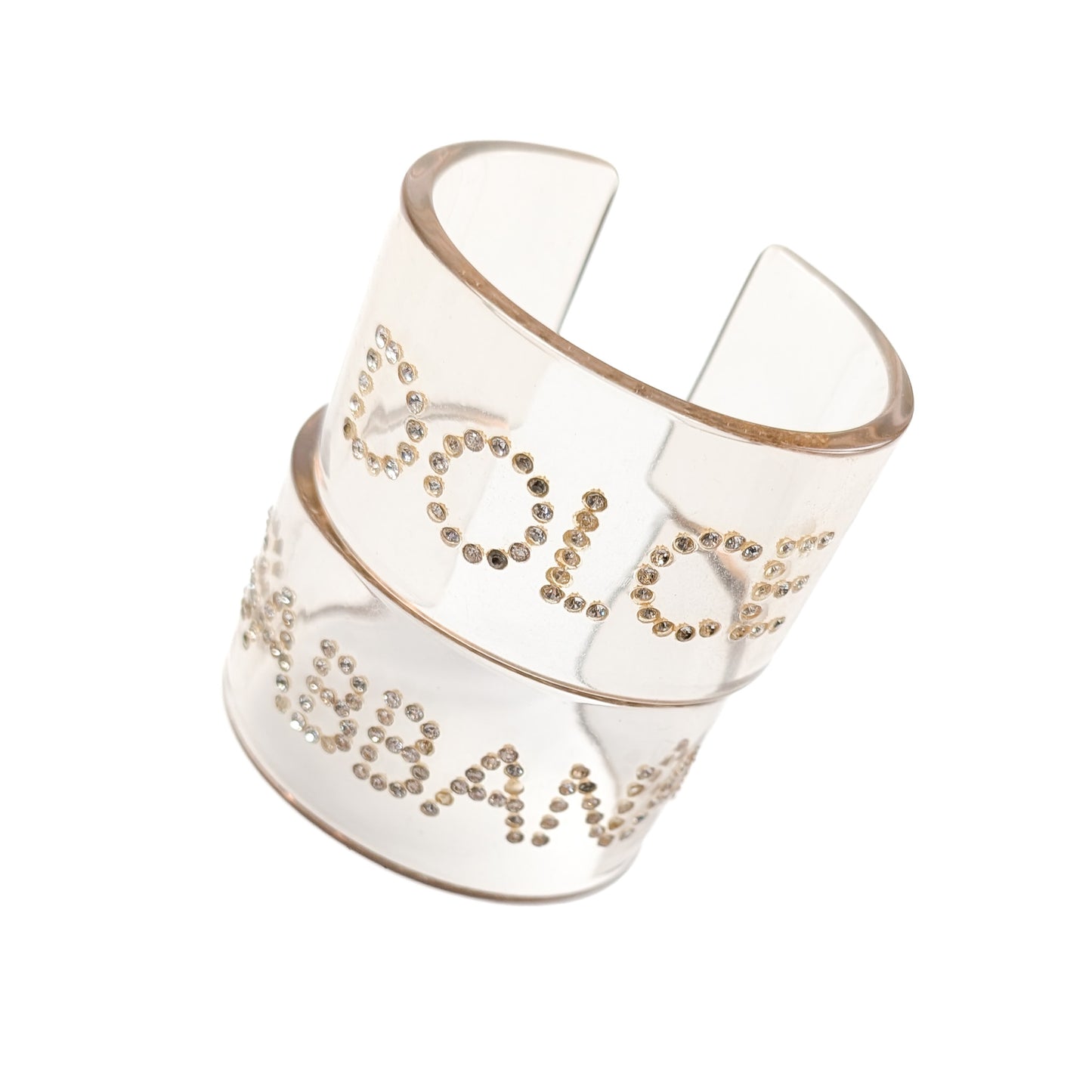 Bracelets en PVC et strass Dolce & Gabbana