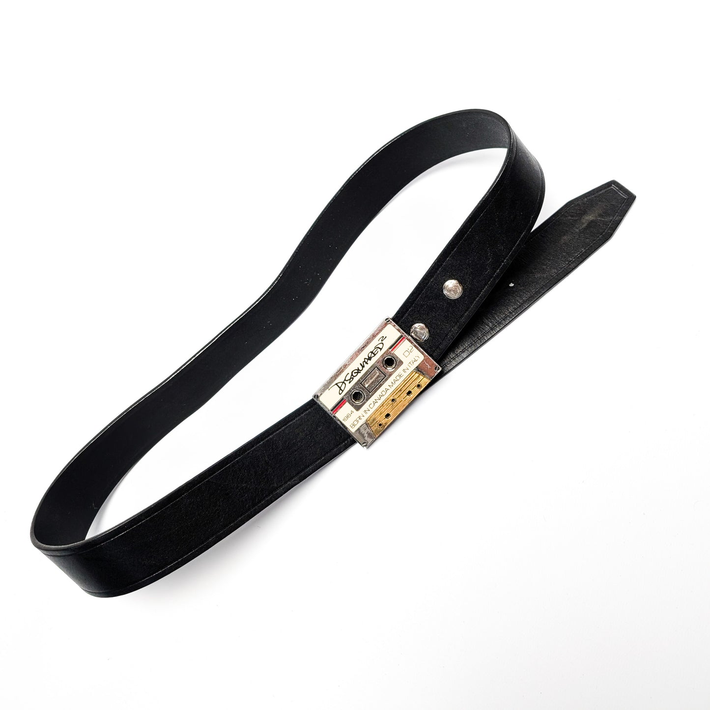 Dsquared2 vintage "cassette" belt