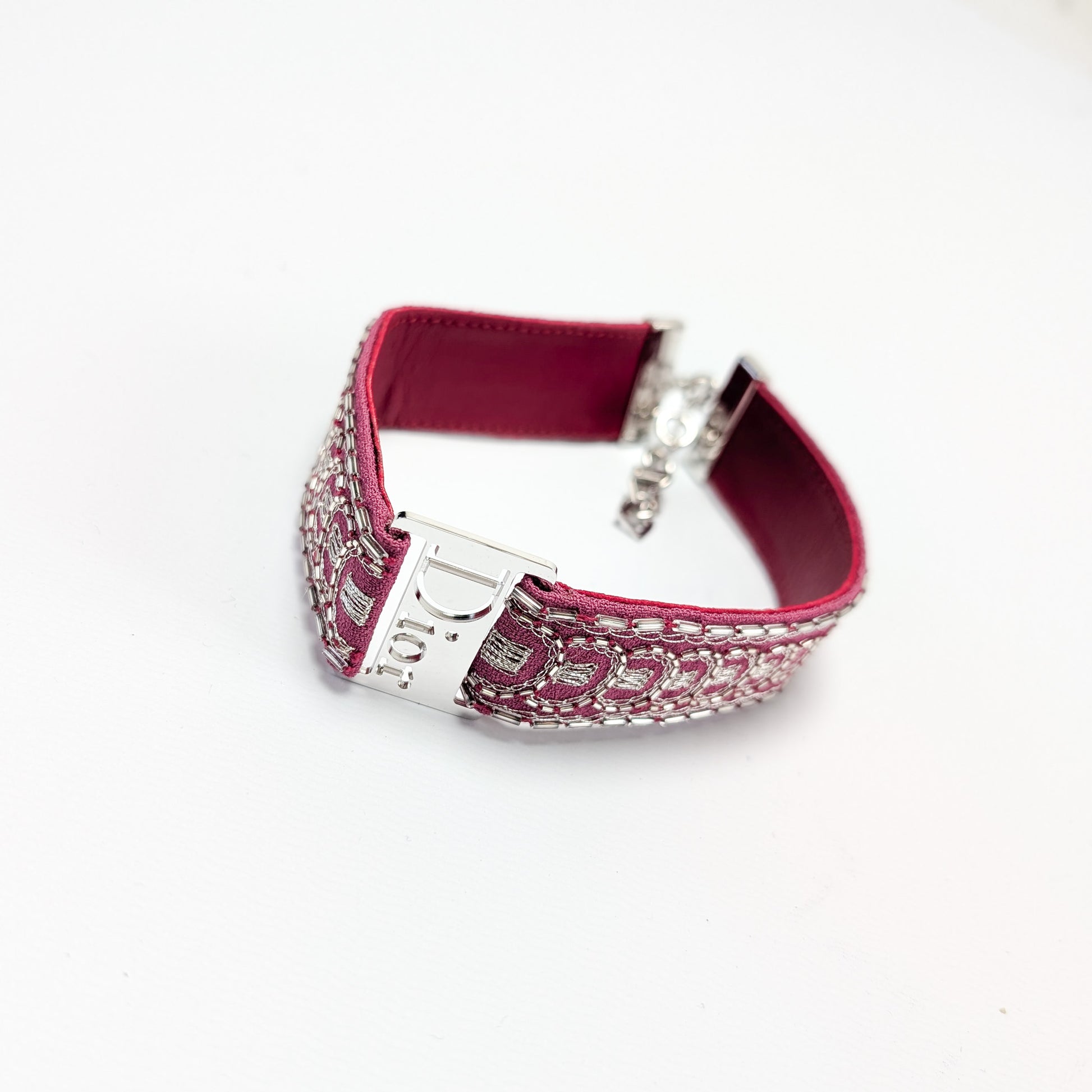 Dior by Galliano pink pearl choker necklace - Main Image