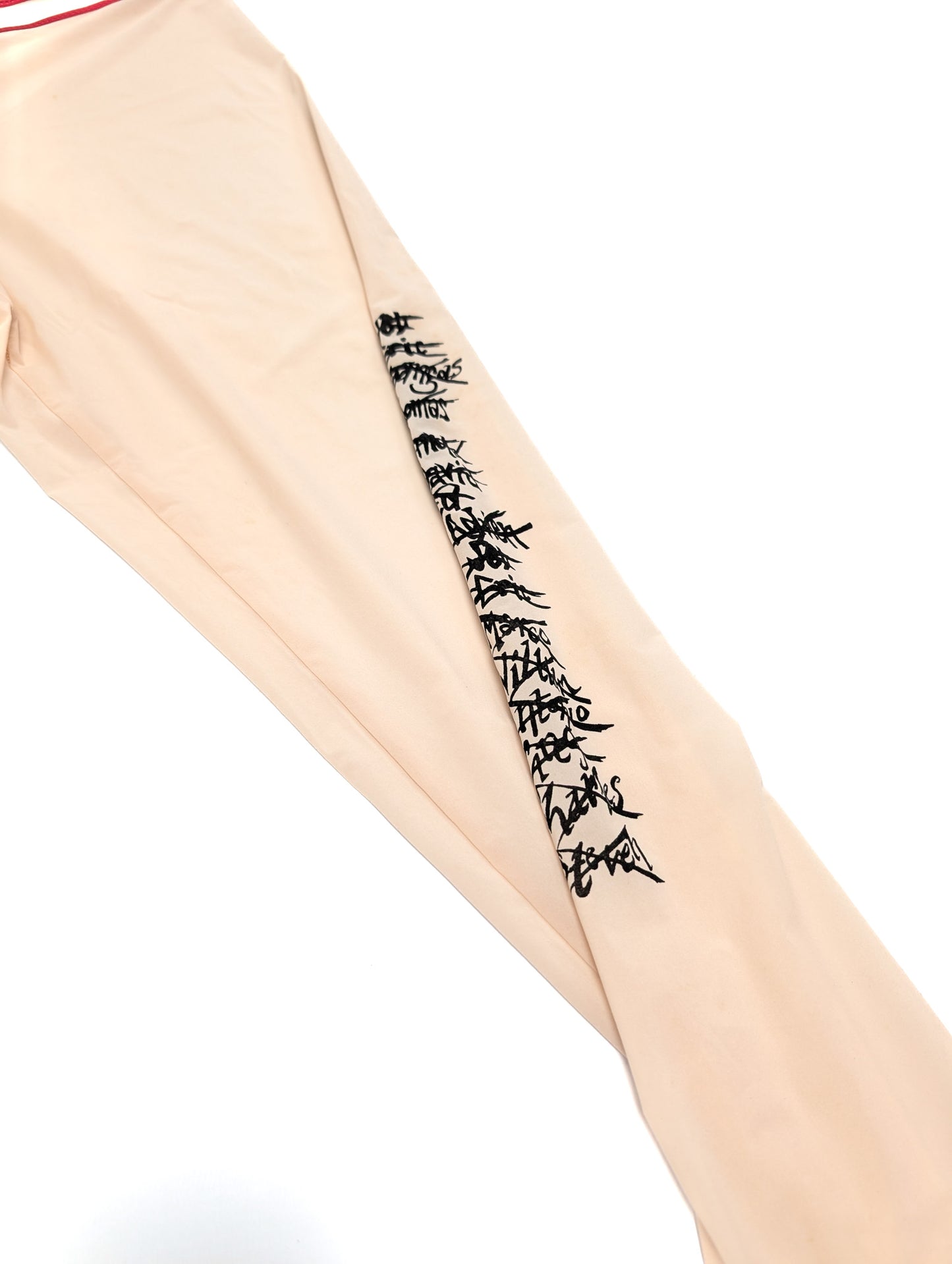 John Galliano Tattoo Nude Skin Leggings - L