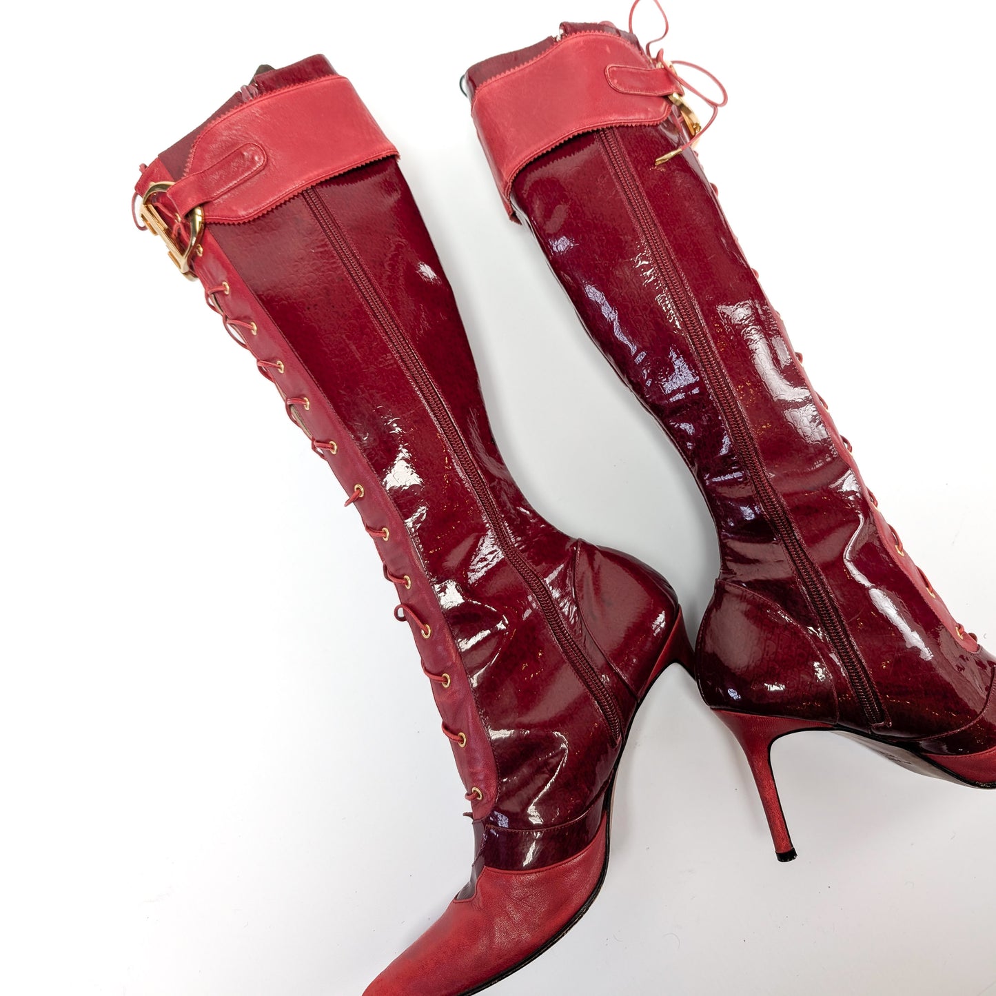 Dior by Galliano Fall 2000 Buckle Boots - EU38.5|UK5.5|US7.5