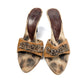 Roberto Cavalli leather mules - EU39|UK6|US8