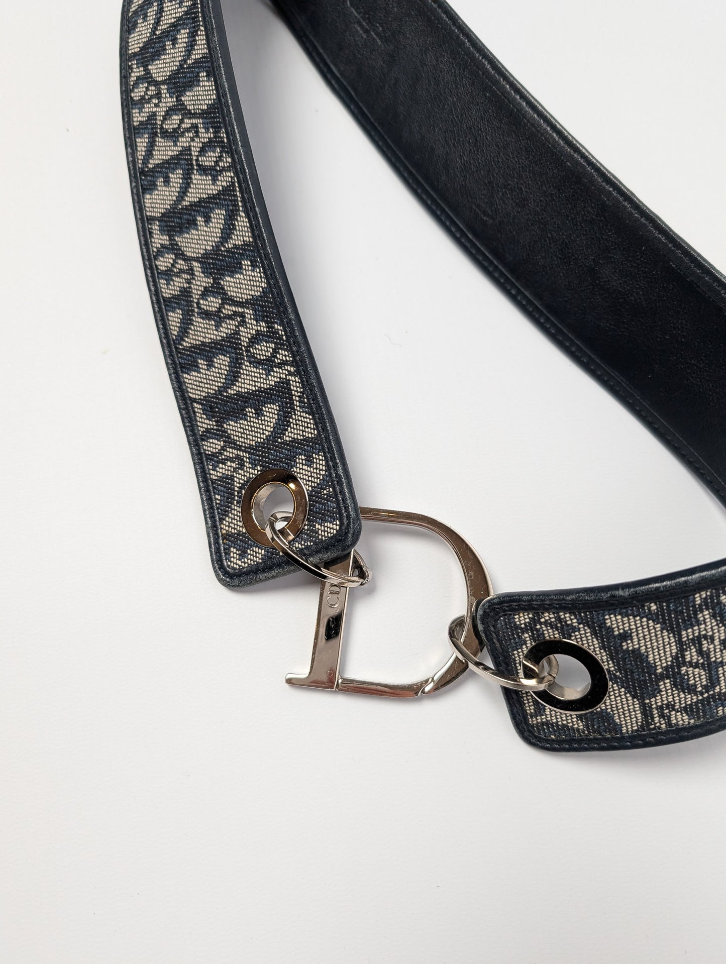 Ceinture en denim monogrammé Dior par Galliano