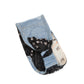 Bandeau en cachemire à effet trompe-l'œil denim Dior par Galliano F/W 2004