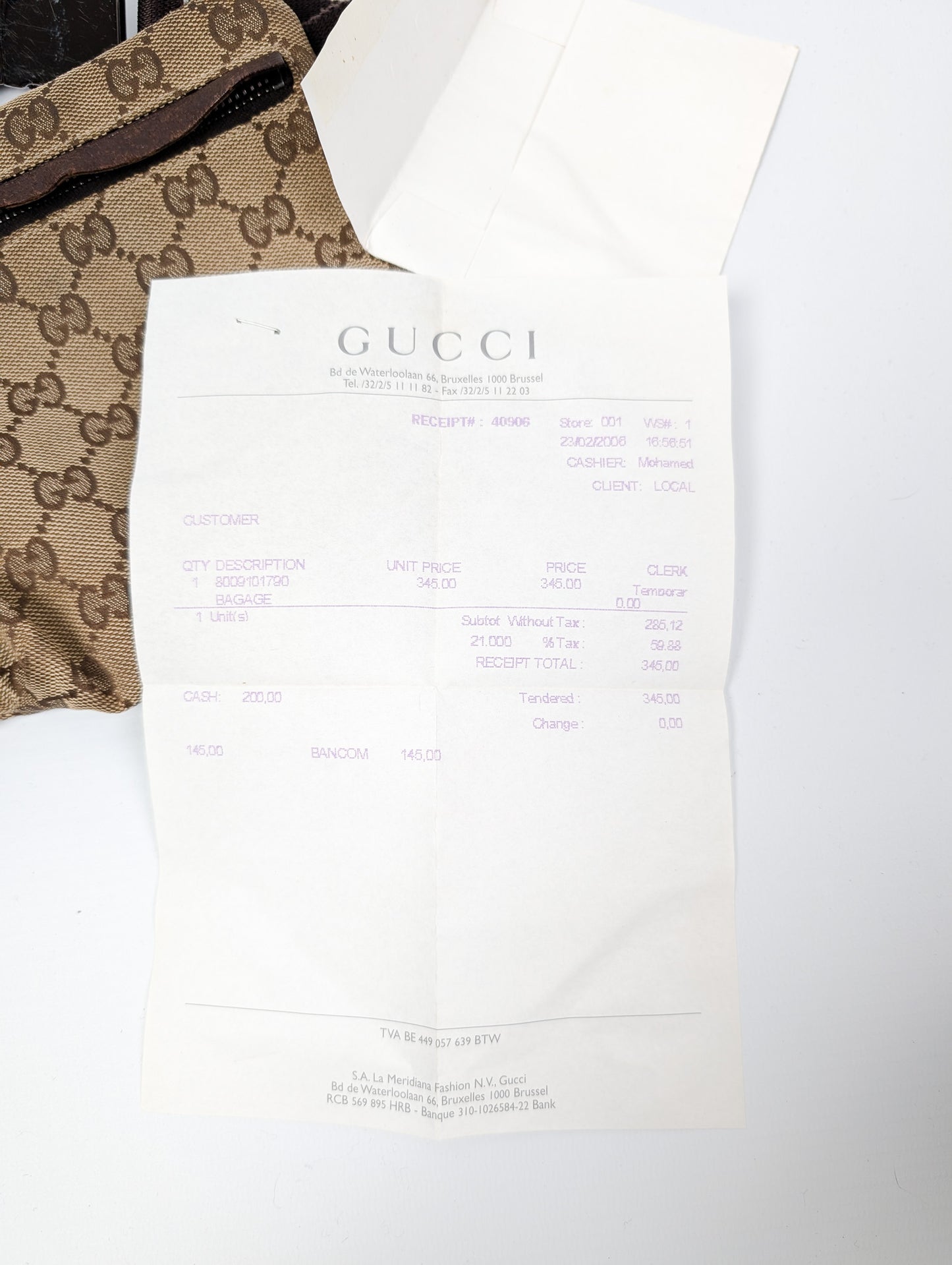 Sac banane Gucci