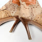 Bottines beige El Dantes en patchwork daim et cuir beige - 38FR/5UK/6US