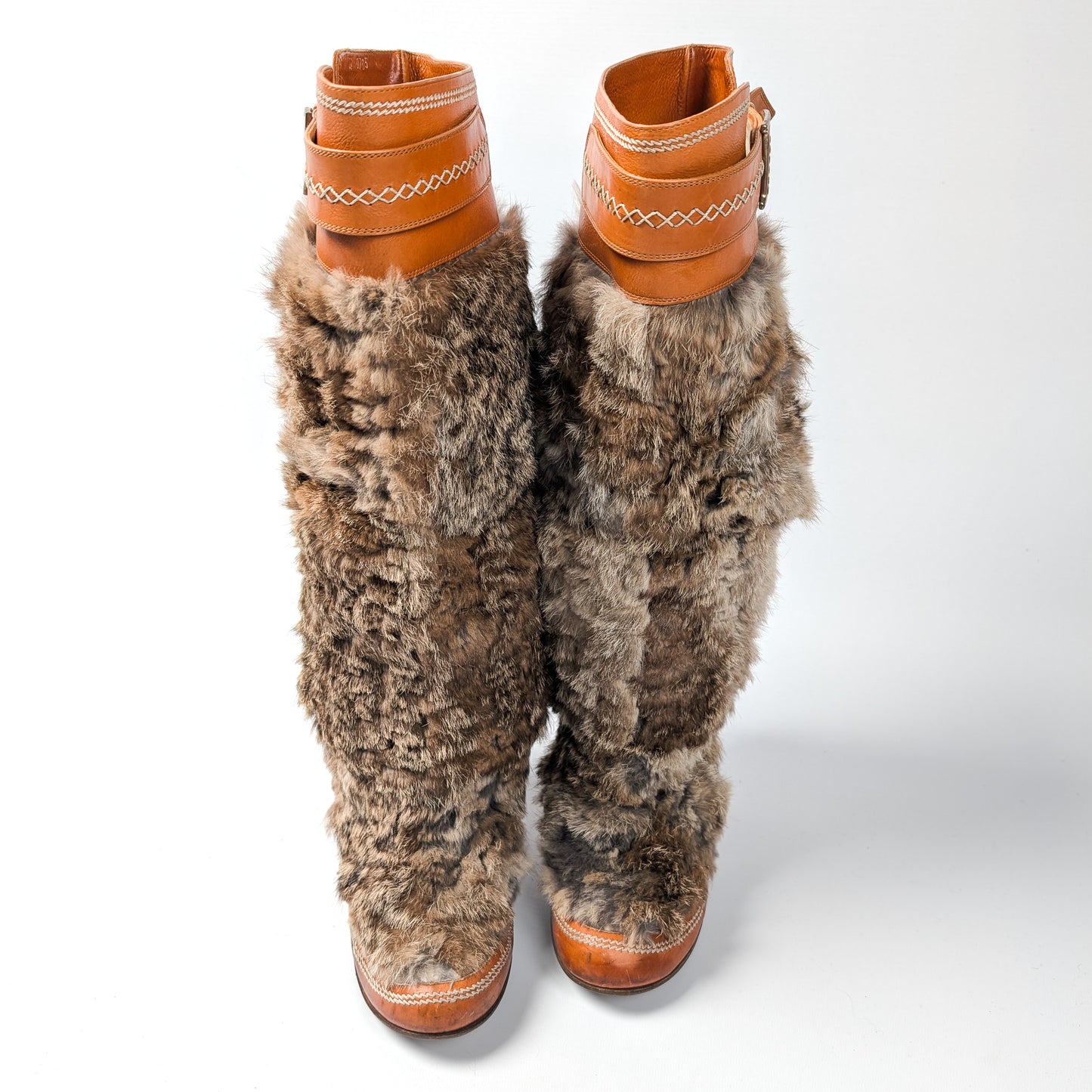 Dior by Galliano Fur Boots - EU37.5|UK4.5|US6.5