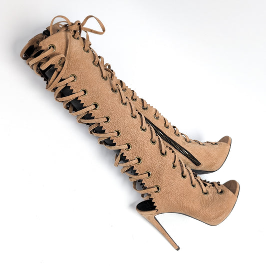 Bottes ouverte à lacet Giuseppe Zanotti - EU39|6UK|8US