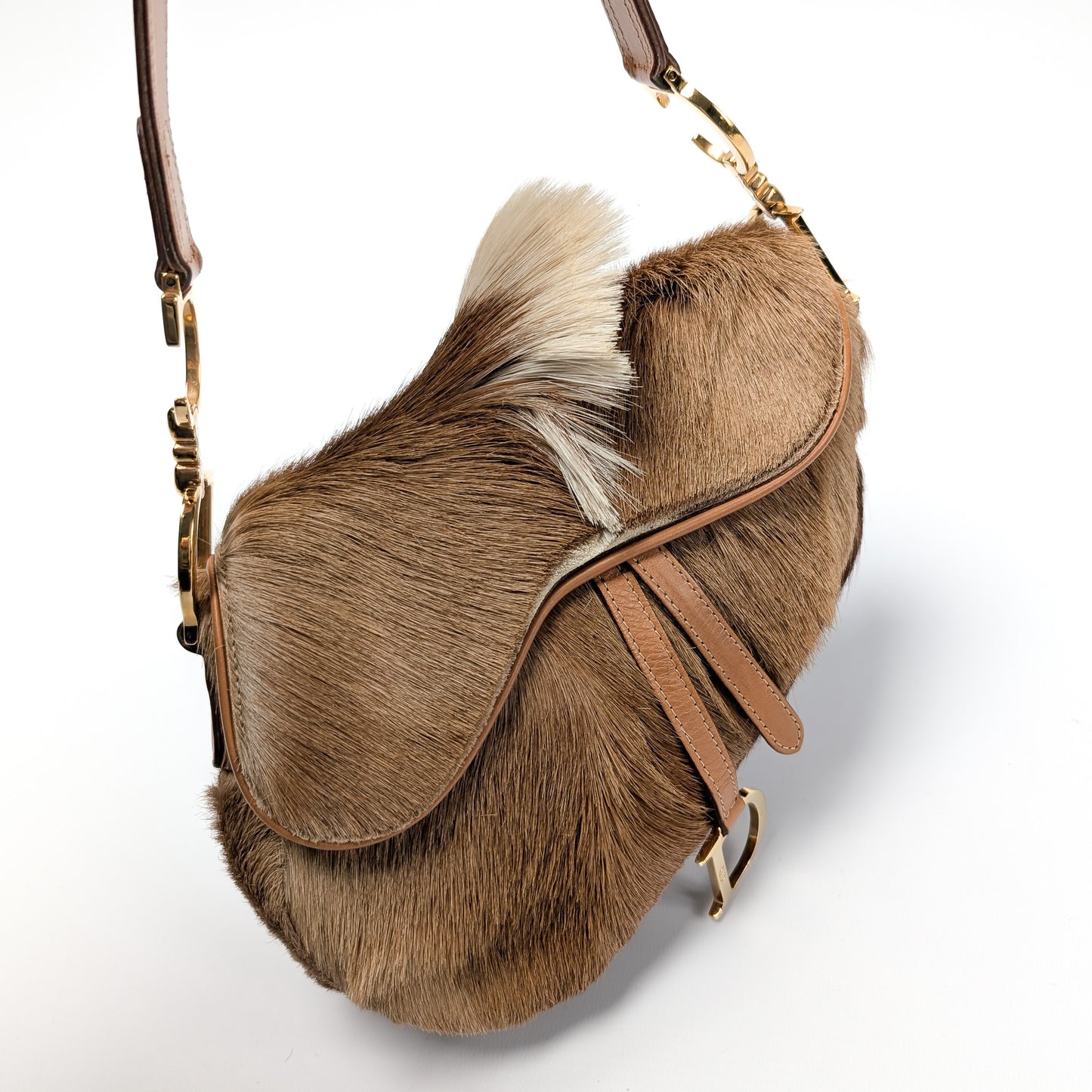 Sac Saddle "poil de poney" Dior par Galliano - F/W 2000