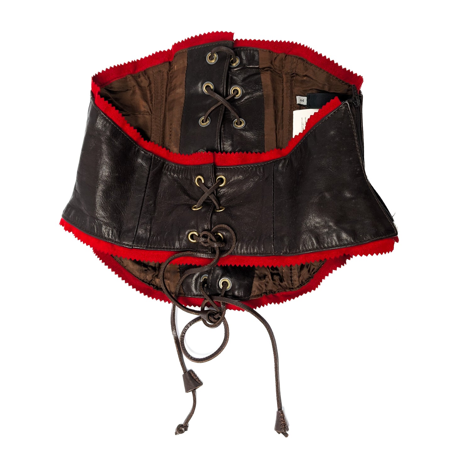 Bustier en cuir Dsquared2