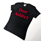 T-shirt "addict" Dior par Galliano