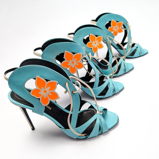 Nicholas Kirkwood Blue Sandals - EU39 & EU36