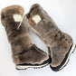 Chanel logo fur ski boots - EU37|4UK|6US