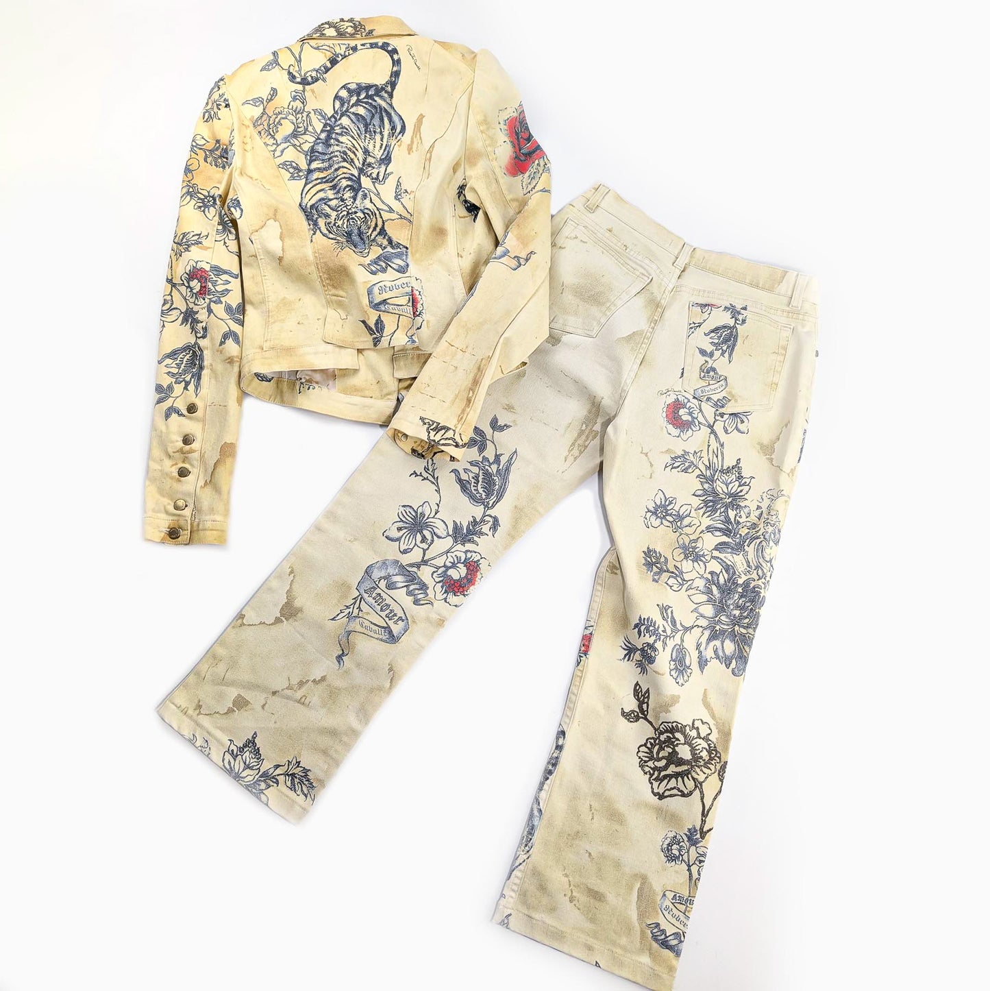 Ensemble Pantalon Cavalli "tatouage" S/S 2003 - M