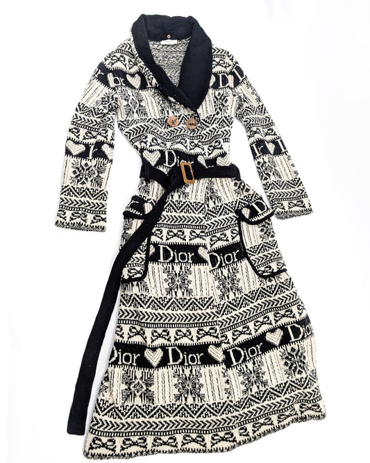 Long Dior cardigan by Galliano F/W 2002