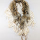 Vintage fur backless top