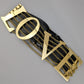 Large Dolce & Gabbana "LOVE" Belt - Spring/Summer 2003