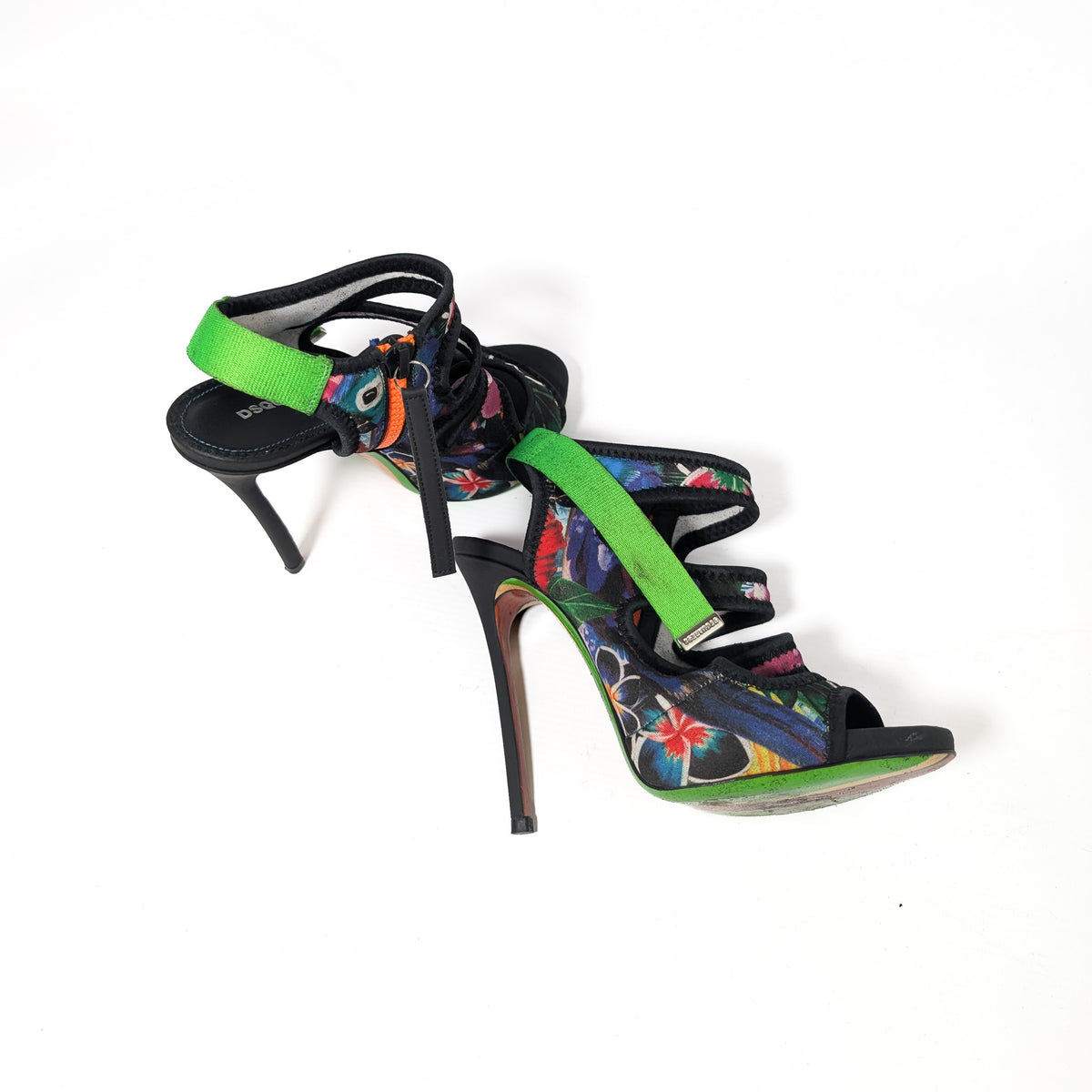 Dsquared2 Surfer's Paradise floral sandals - EU37|4UK|6US