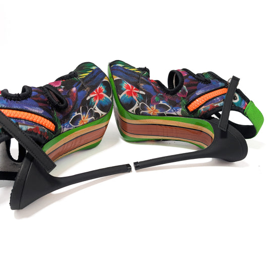Sandales Dsquared2 Surfer's Paradise floral - EU37|4UK|6US