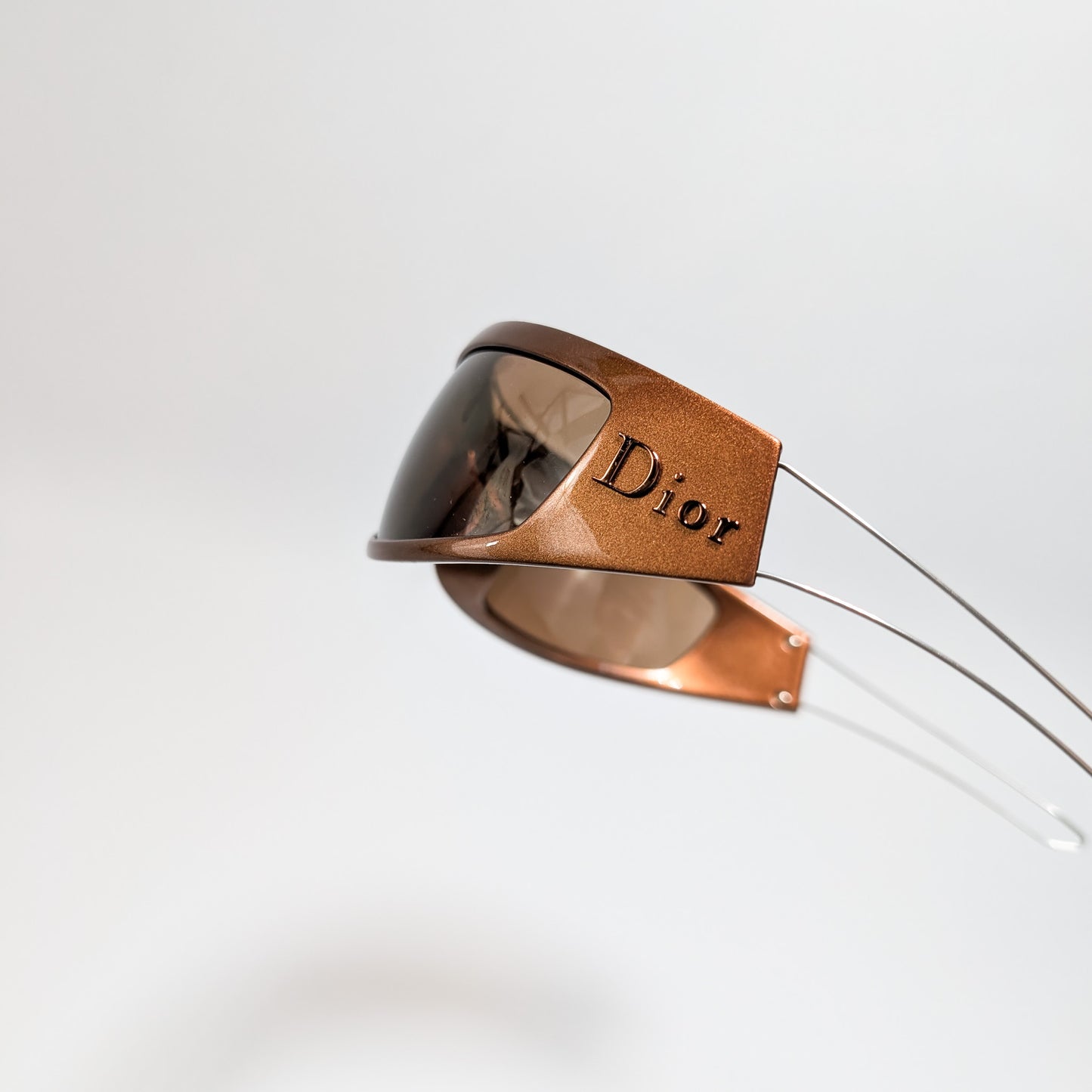 Dior mask glasses by Galliano bronze