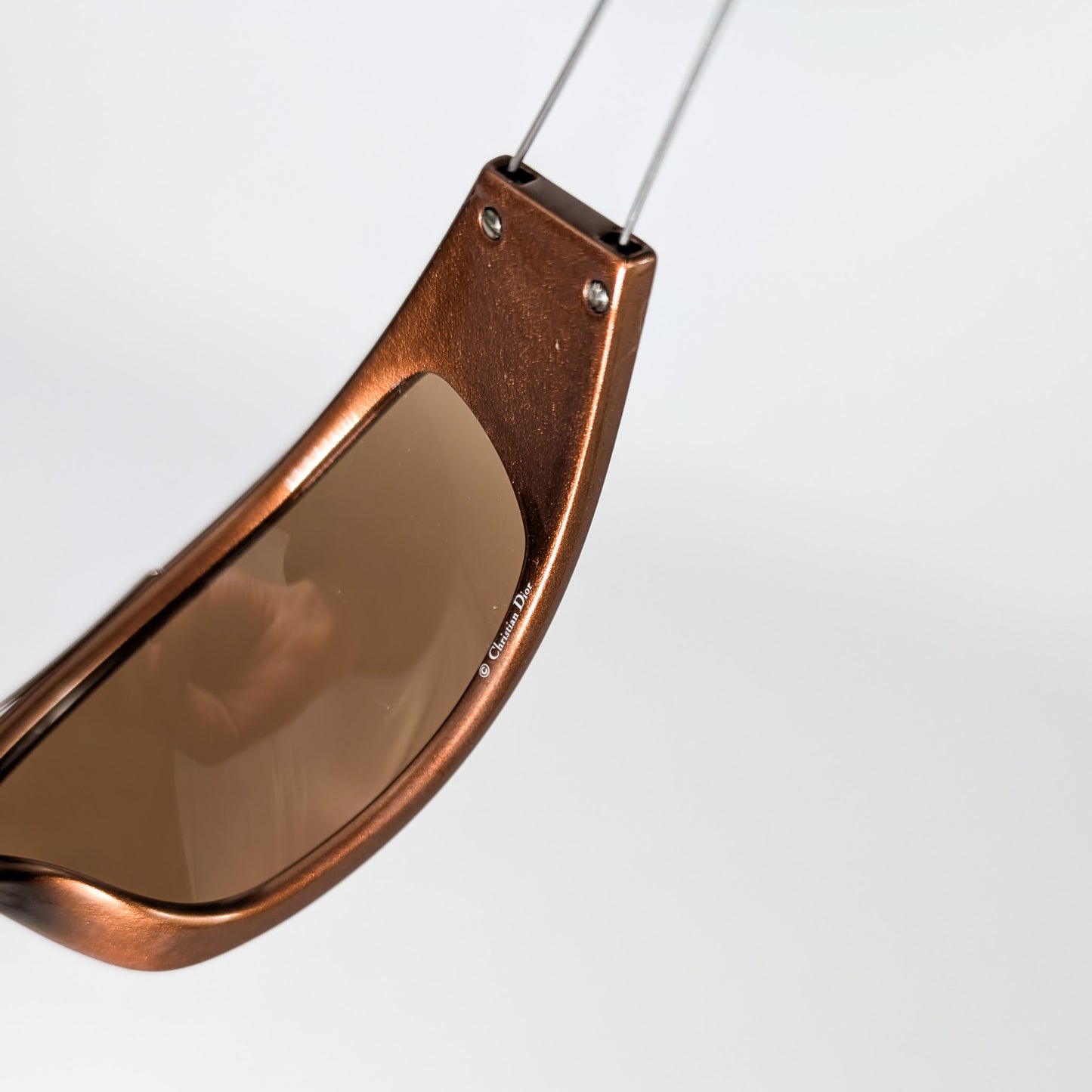 Dior mask glasses by Galliano bronze