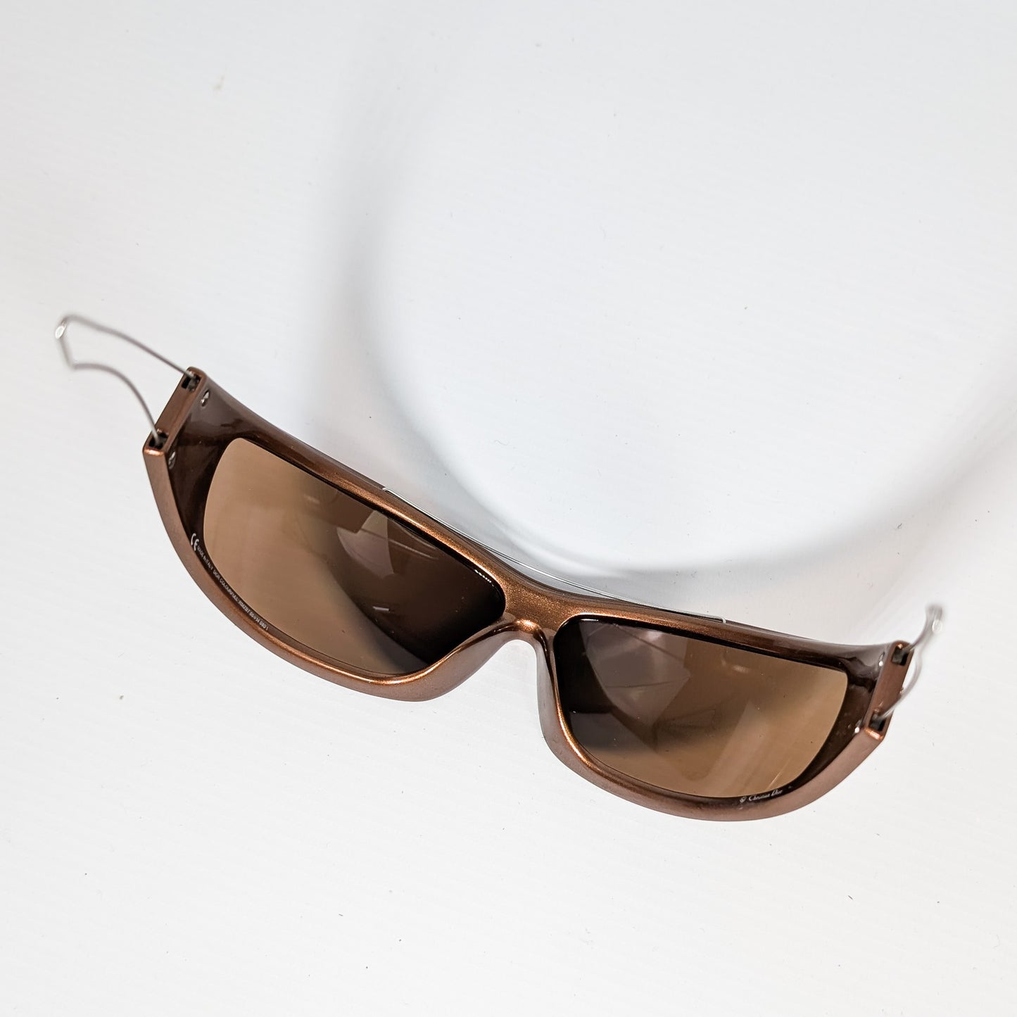 Dior mask glasses by Galliano bronze