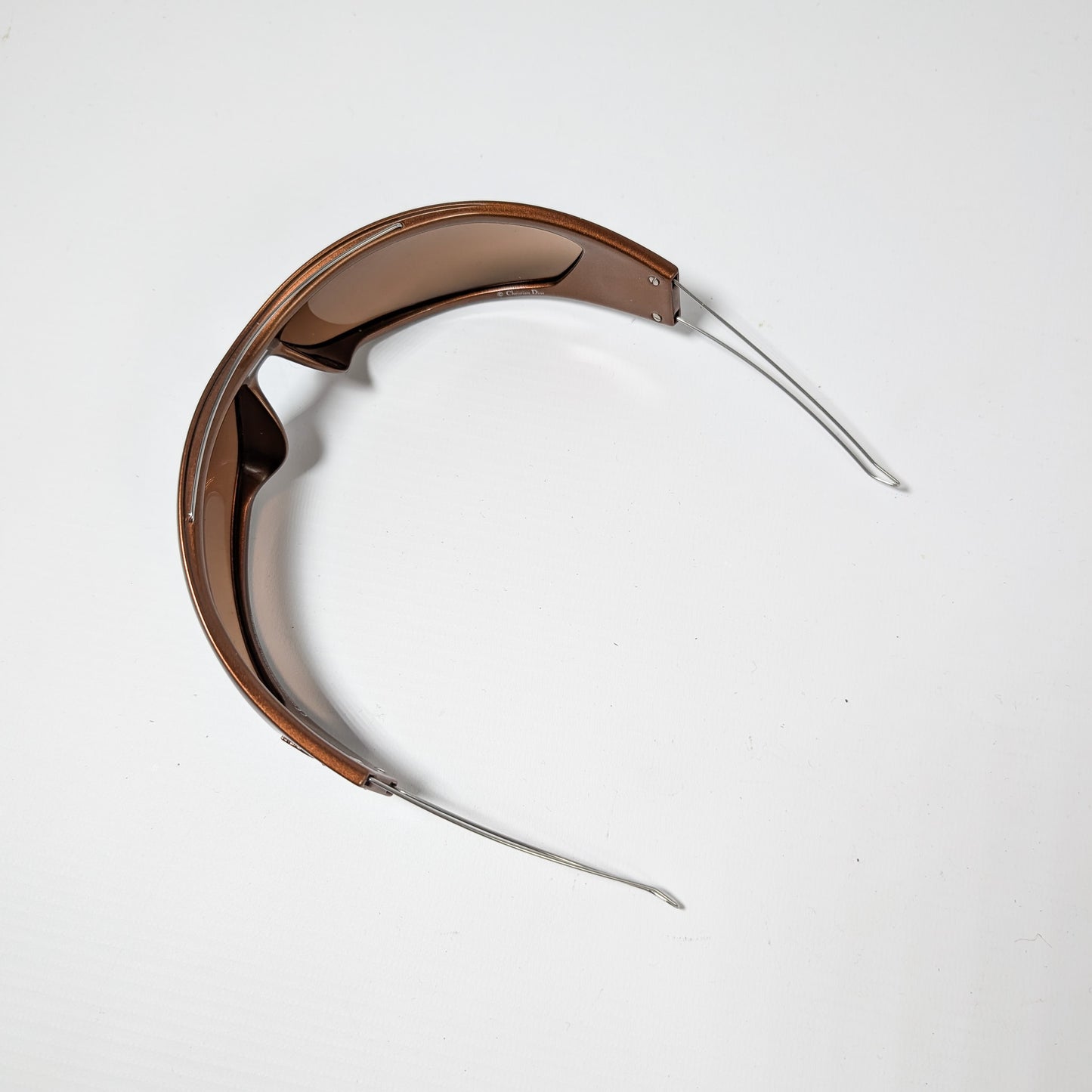 Dior mask glasses by Galliano bronze