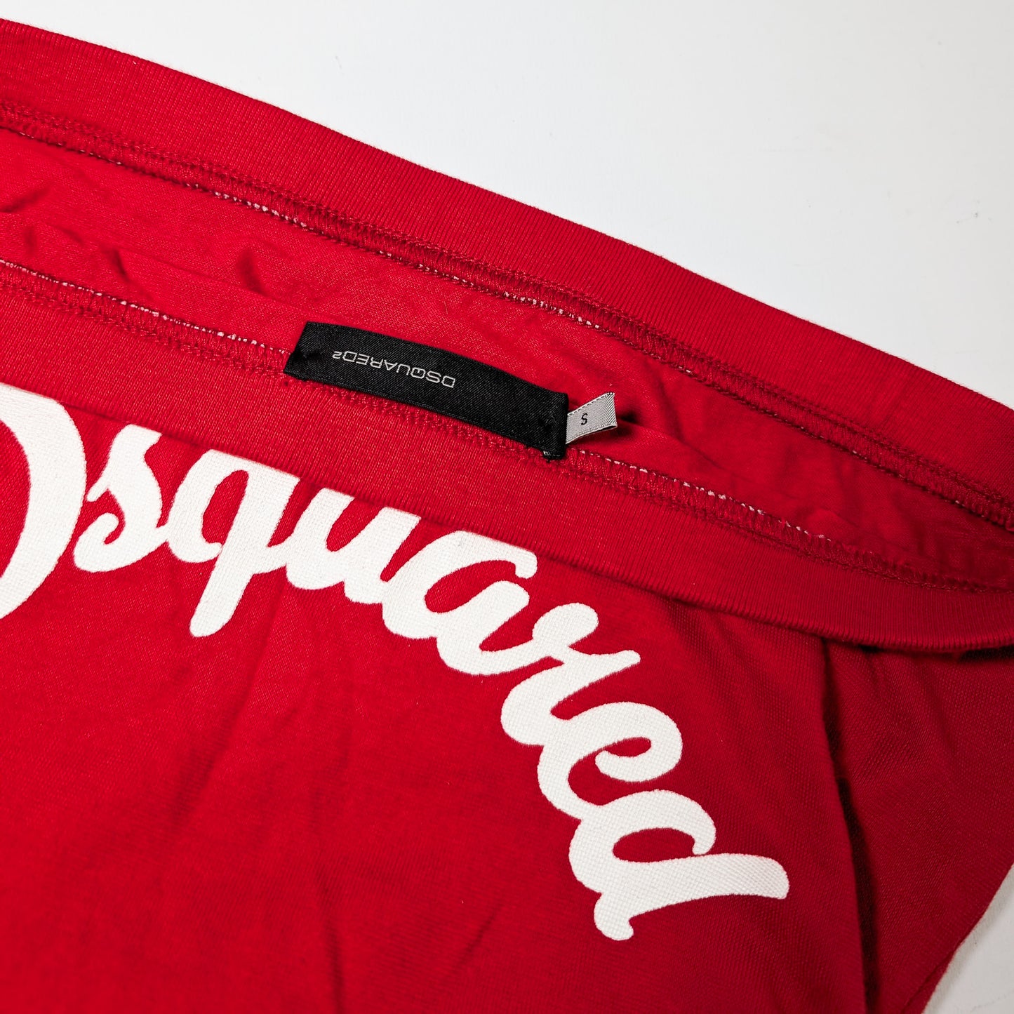 Dsquared2 red bandeau top