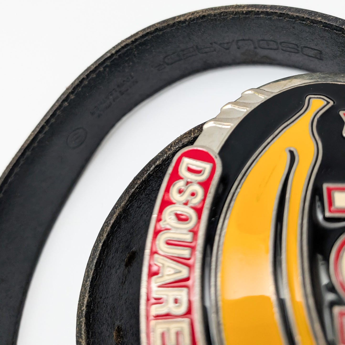 Grosse Ceinture Dsquared2 logo