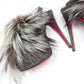 Slingback Christian Louboutin fourrure - EU37|4UK|6US