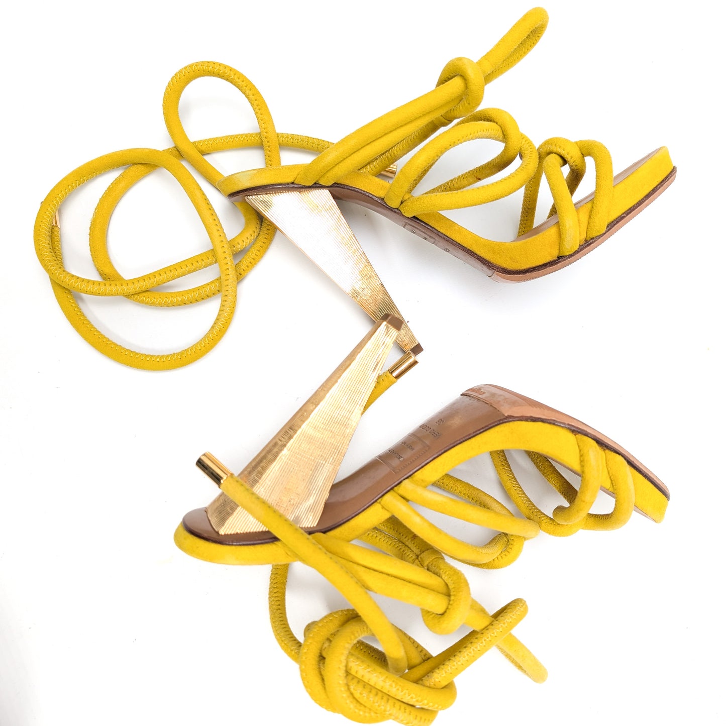 Sandales Dsquared2 jaune à lien - EU36|UK3|US5
