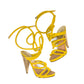 Sandales Dsquared2 jaune à lien - EU36|UK3|US5