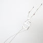 Collier Dior par Galliano argent "Flamme"