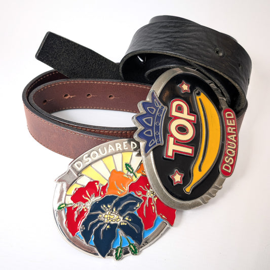 Big Dsquared2 logo belt
