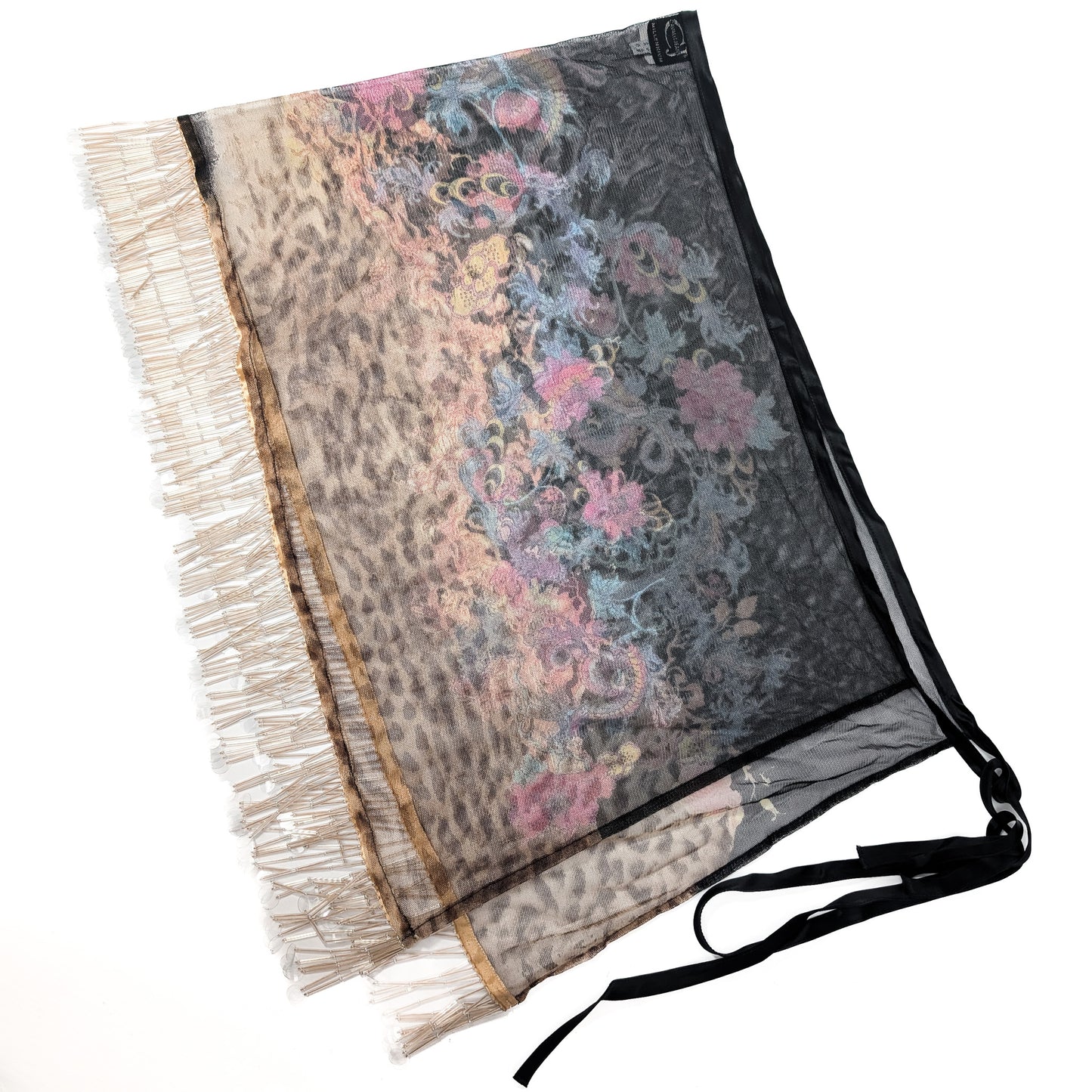 Jupe en mesh et perle Roberto Cavalli