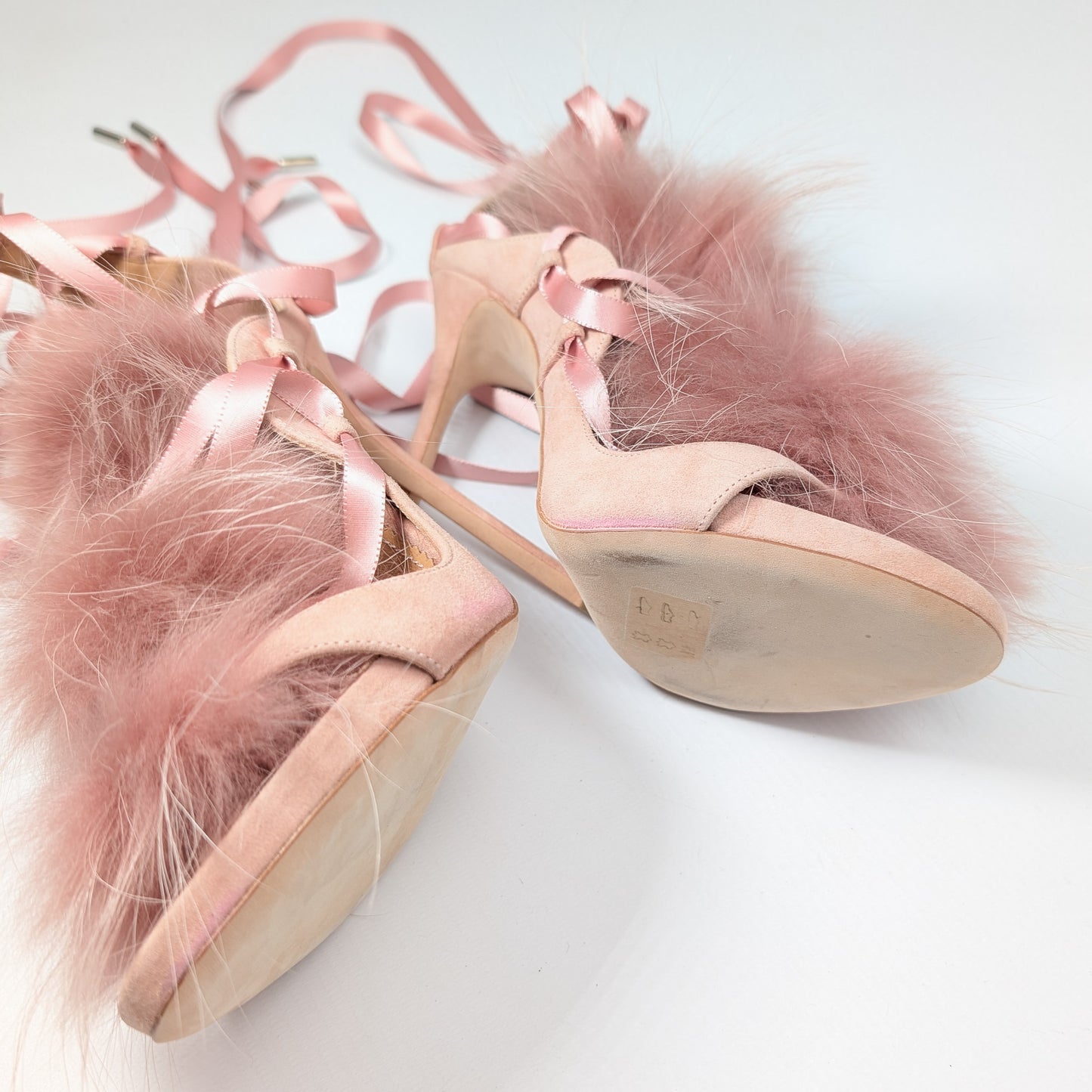 Sandales Riri fourrure Dsquared2 - EU38|UK5|US7