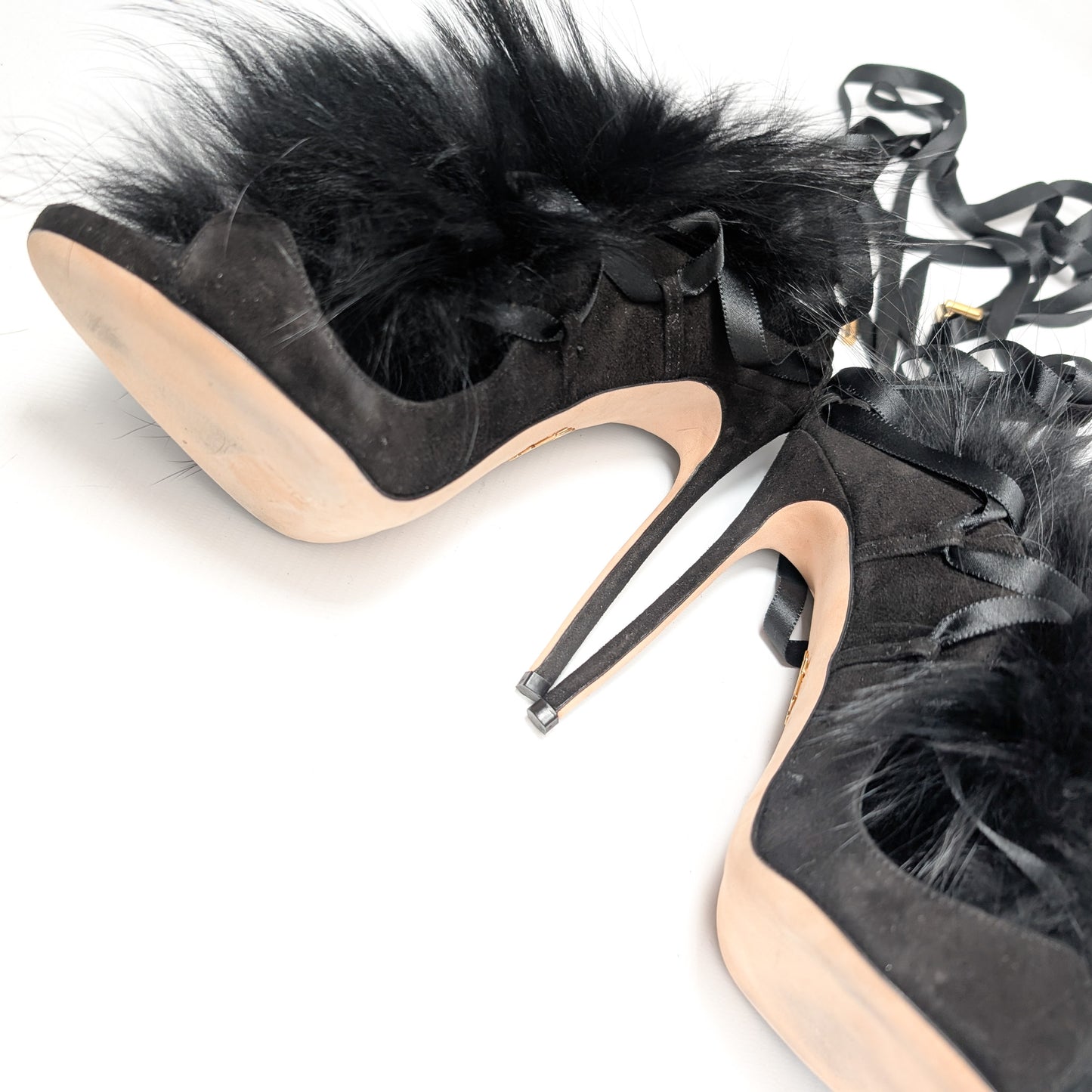 Sandales Riri fourrure Dsquared2 - EU39|UK6|US8