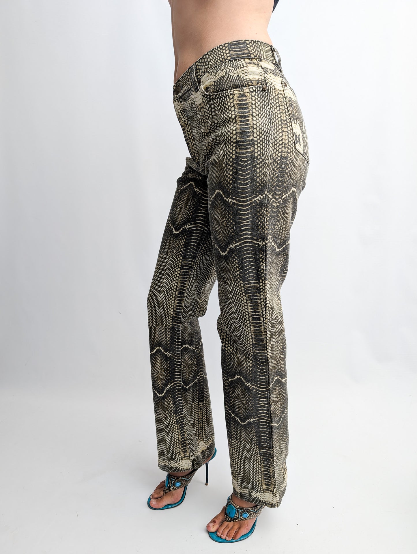 Cavalli animal print pants - S/M