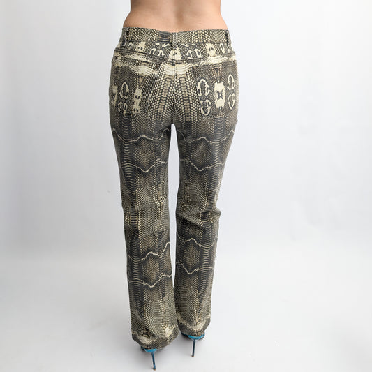 Cavalli animal print pants - S/M